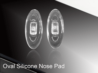 Symmetrical Silicone Nose Pads "Oval"Shape